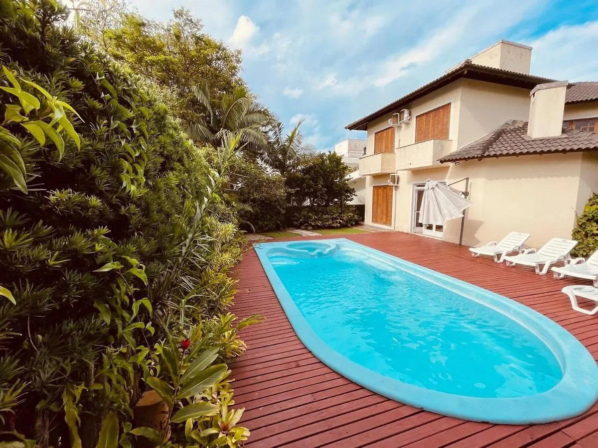 בית נופש הוילה Florianópolis Casa Oasis | Jurere | 400M Do Mar | 6 Qtos Com A/C