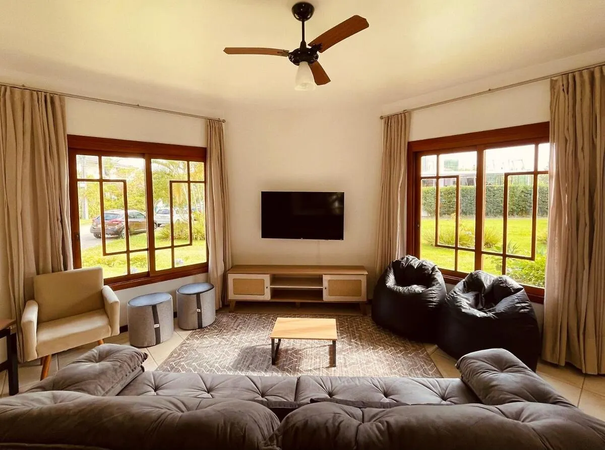 הוילה Florianópolis Casa Oasis | Jurere | 400M Do Mar | 6 Qtos Com A/C בית נופש